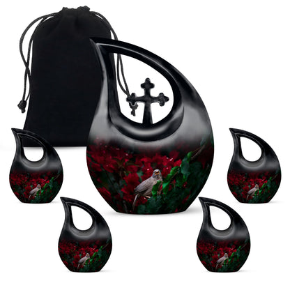 10 Inch Sparrow Bird themed Cross Drop design 