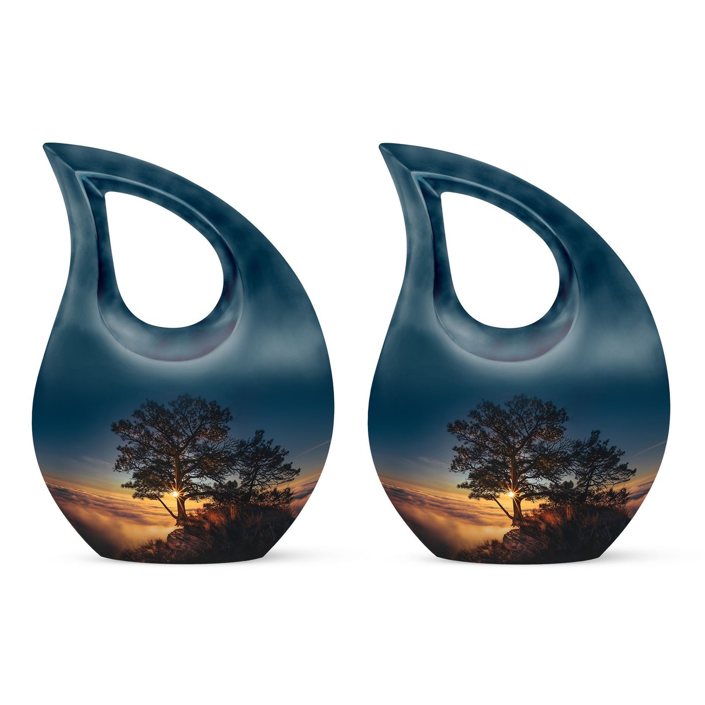 10-inch sunset urn 