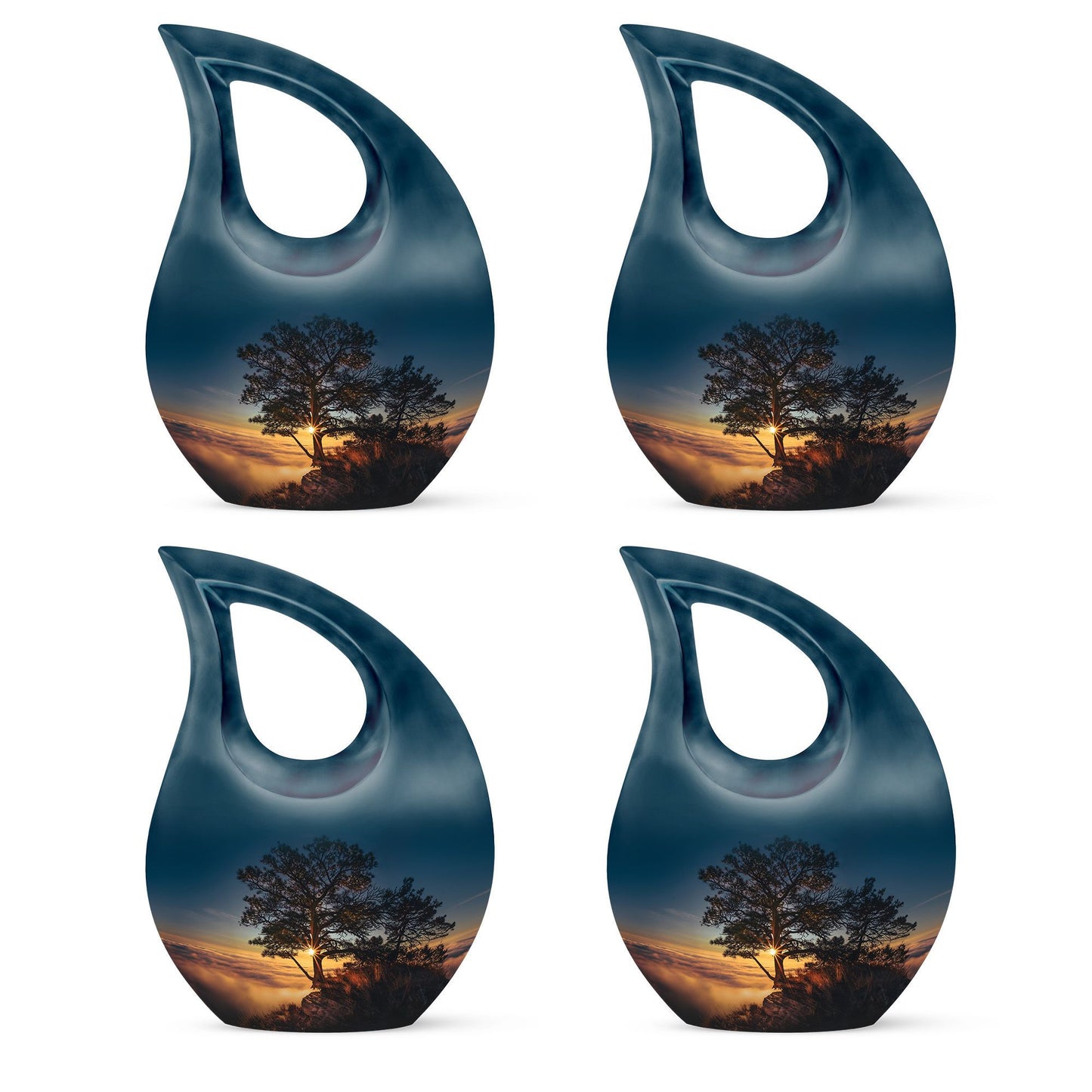 10-inch sunset urn 