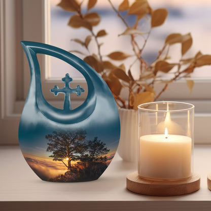 10-inch sunset urn 