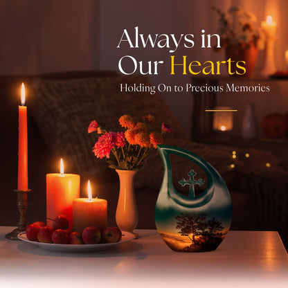 10-inch sunset urn 