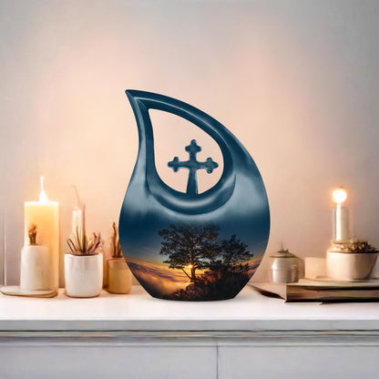 10-inch sunset urn 