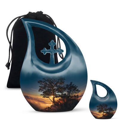 10-inch sunset urn 
