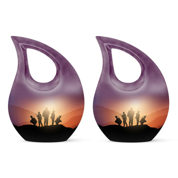 Small Urn Set of 2 -3