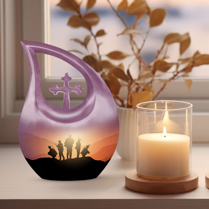 10-inch Army Shadow Urn,