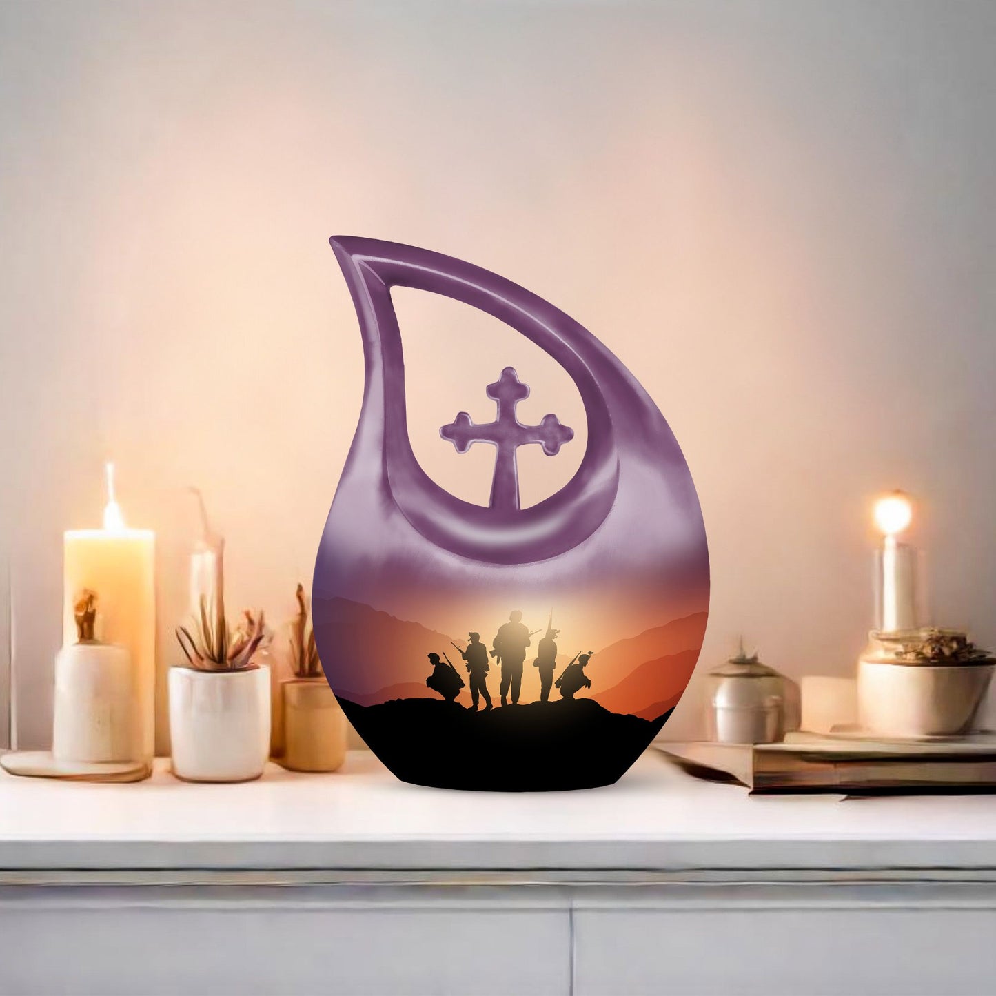 10-inch Army Shadow Urn,