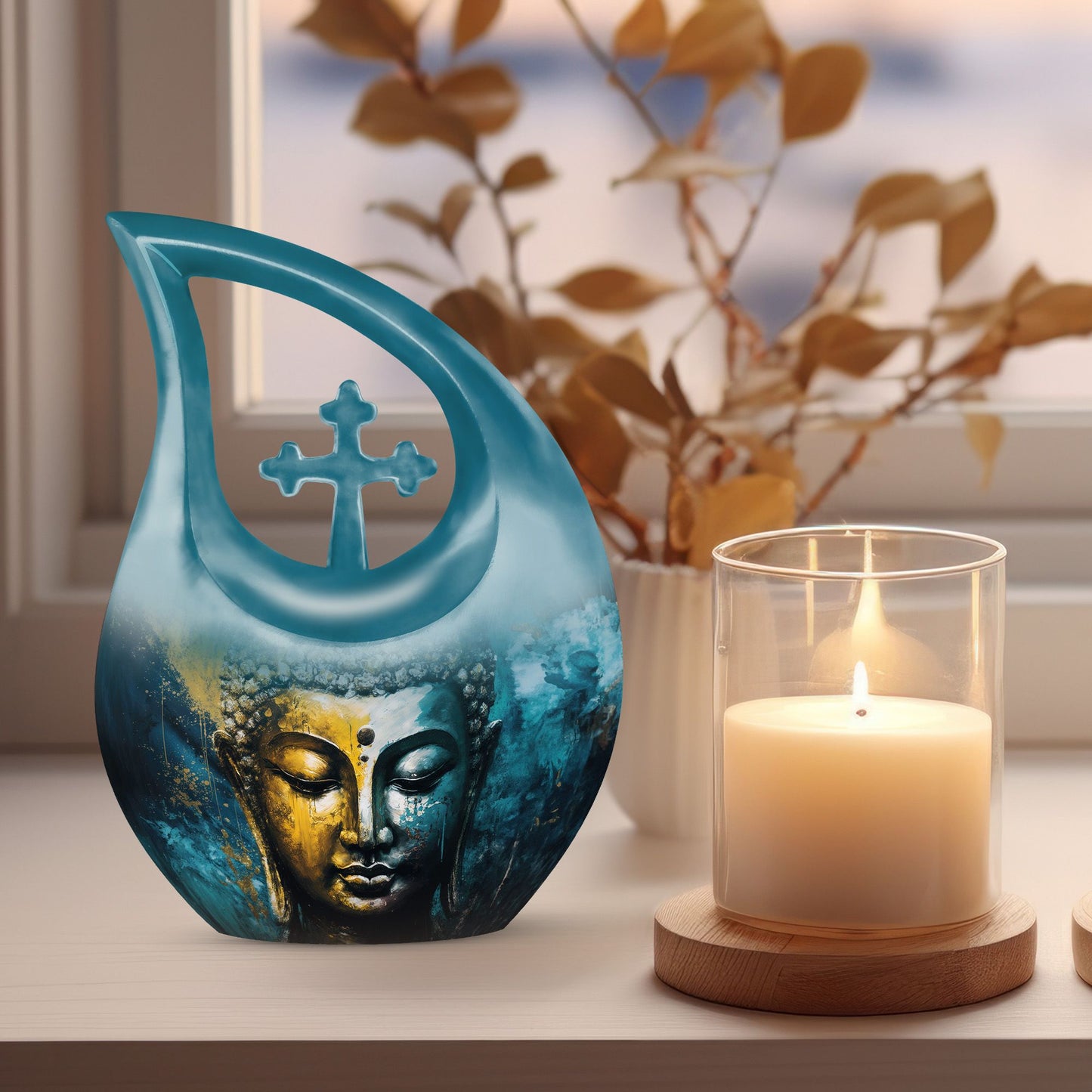 10 Inch Gautam Buddha Memorial Urn 