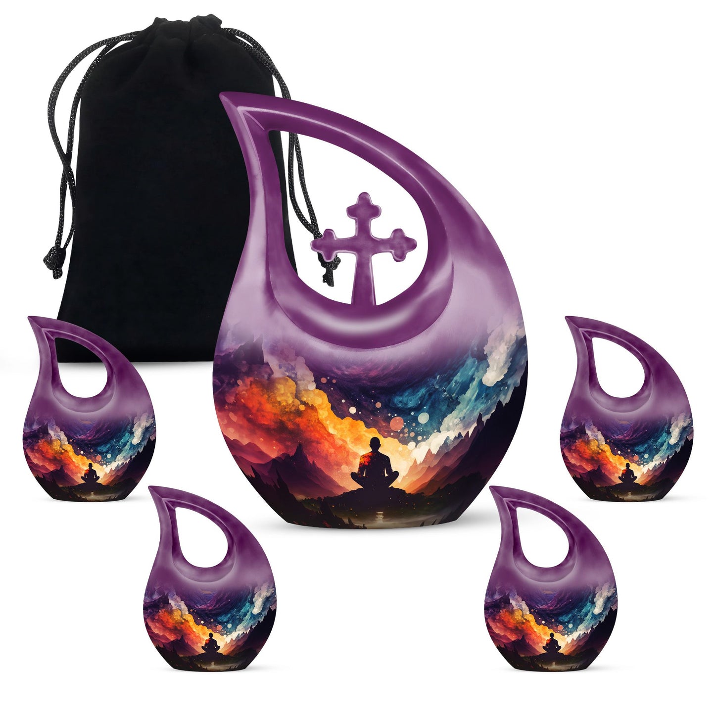 10-inch Meditation Yoga Urn 
