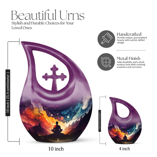 10-inch Meditation Yoga Urn 