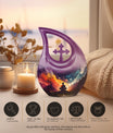 10-inch Meditation Yoga Urn 