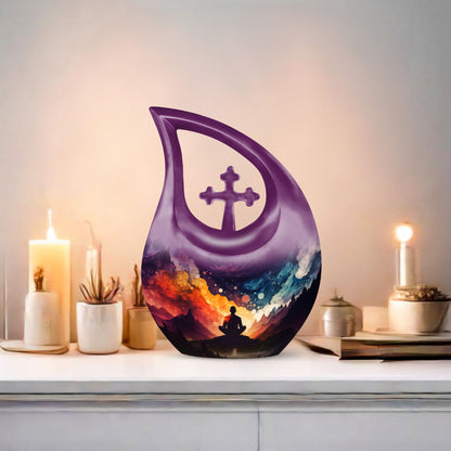 10-inch Meditation Yoga Urn 
