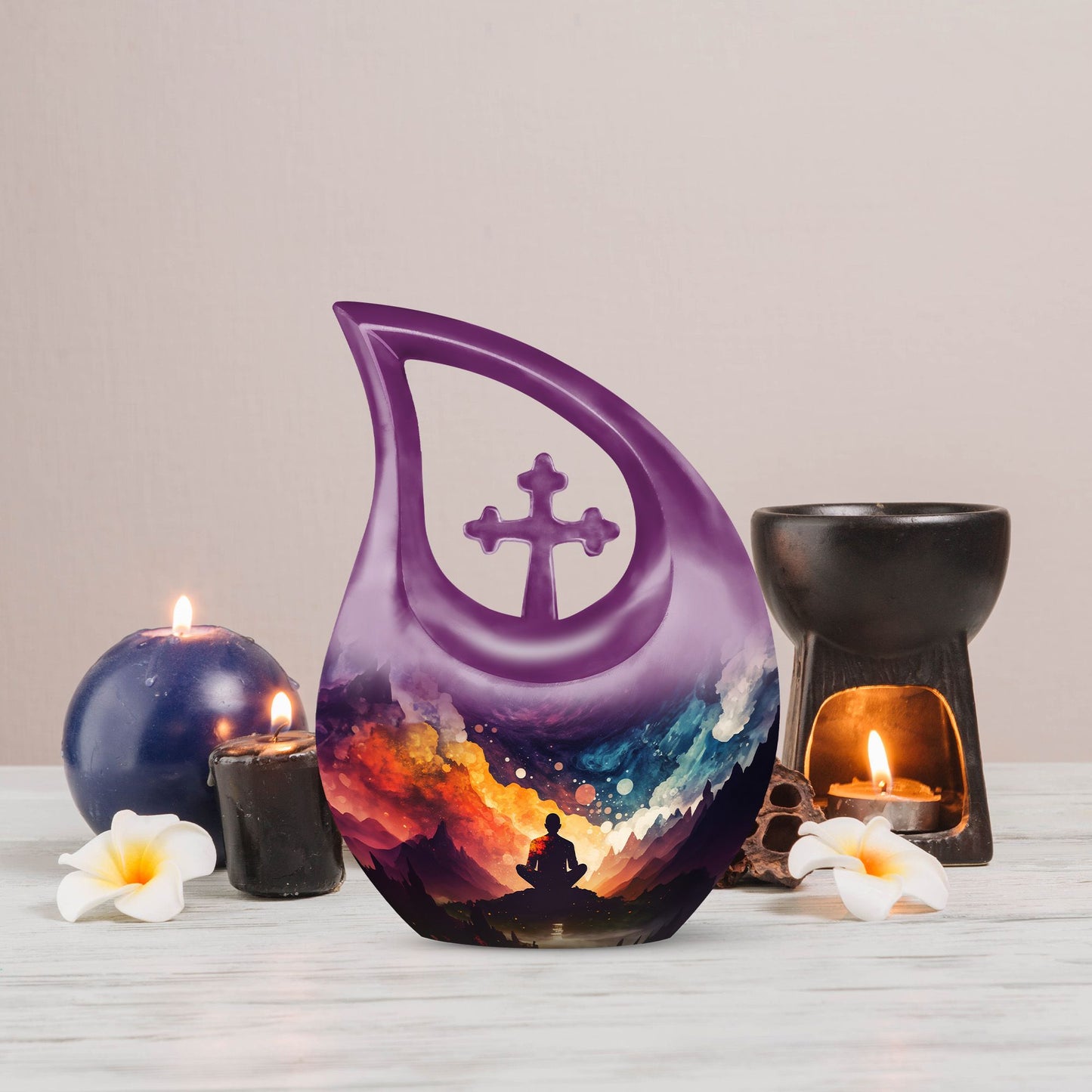 10-inch Meditation Yoga Urn 
