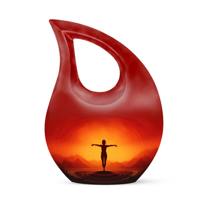 10 Inch Yoga Pose Urn