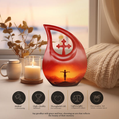 10 Inch Yoga Pose Urn