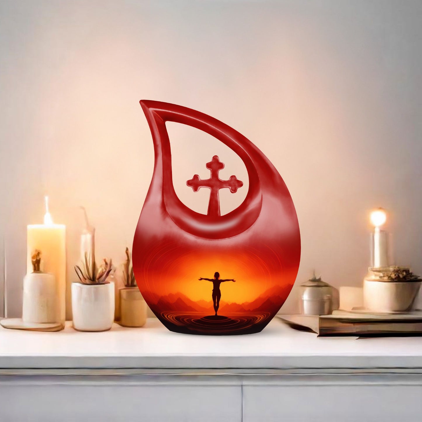 10 Inch Yoga Pose Urn
