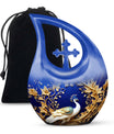 10-inch Peacock Memorial Urn