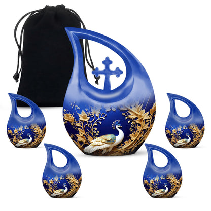 10-inch Peacock Memorial Urn