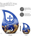 10-inch Peacock Memorial Urn