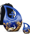 10-inch Peacock Memorial Urn