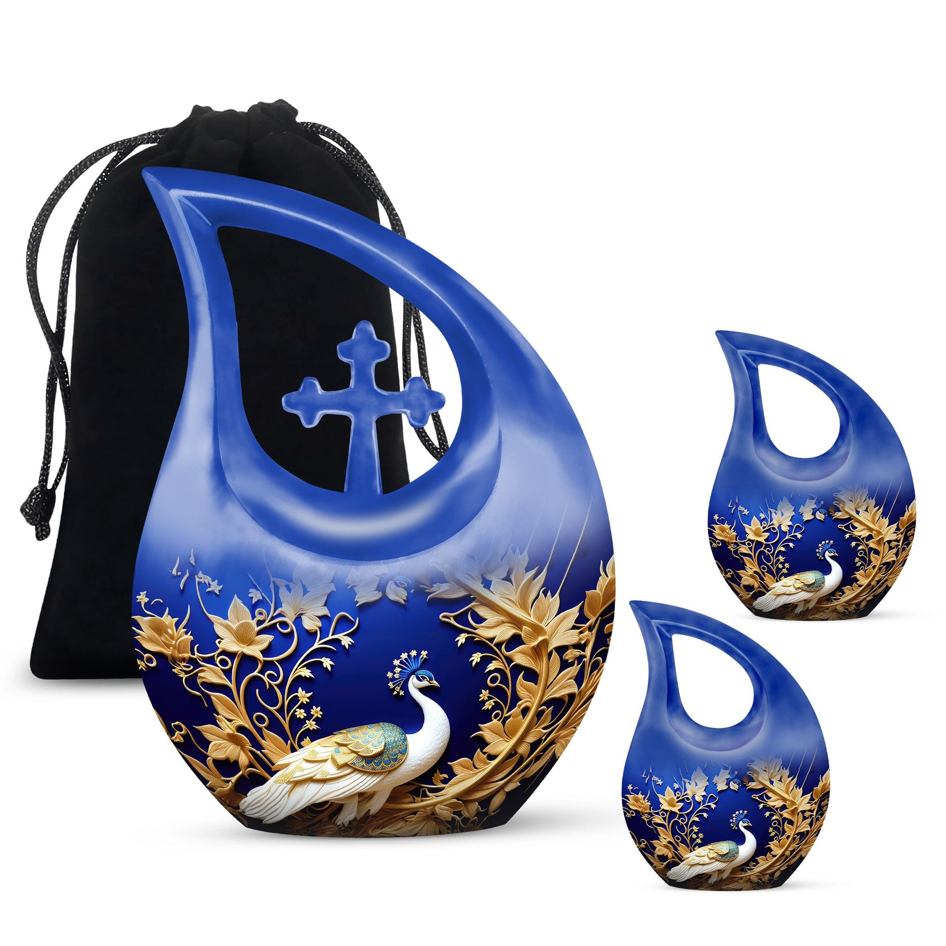 10-inch Peacock Memorial Urn