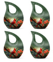 10-inch Cardinal Bird Urn 