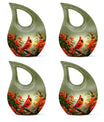 10-inch Cardinal Bird Urn 