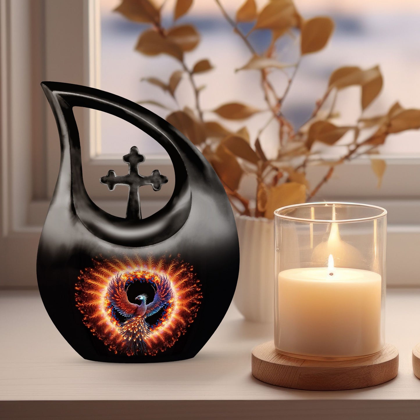 10-inch Aluminium Bird Urn 