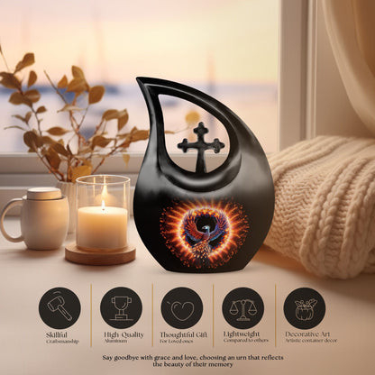 10-inch Aluminium Bird Urn 