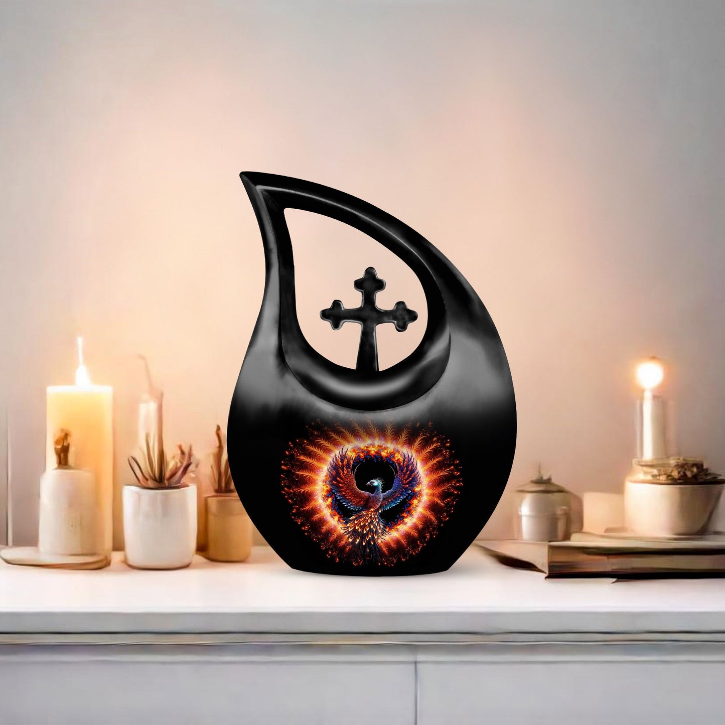 10-inch Aluminium Bird Urn 