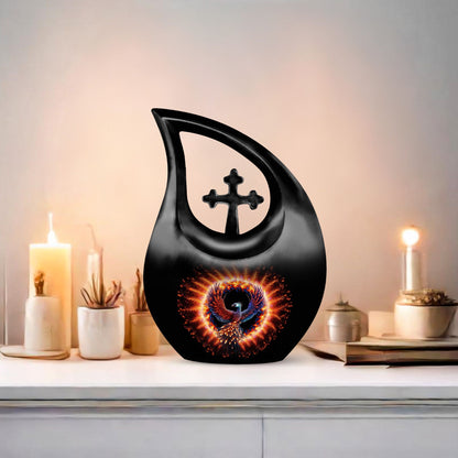 10-inch Aluminium Bird Urn 