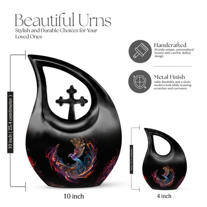 10-inch Aluminium Bird Urn 