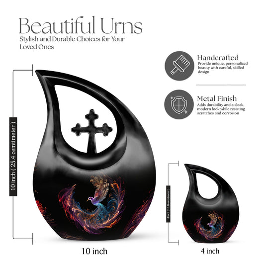 10-inch Aluminium Bird Urn 
