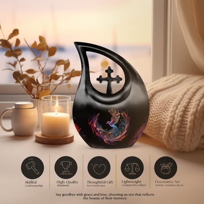 10-inch Aluminium Bird Urn 