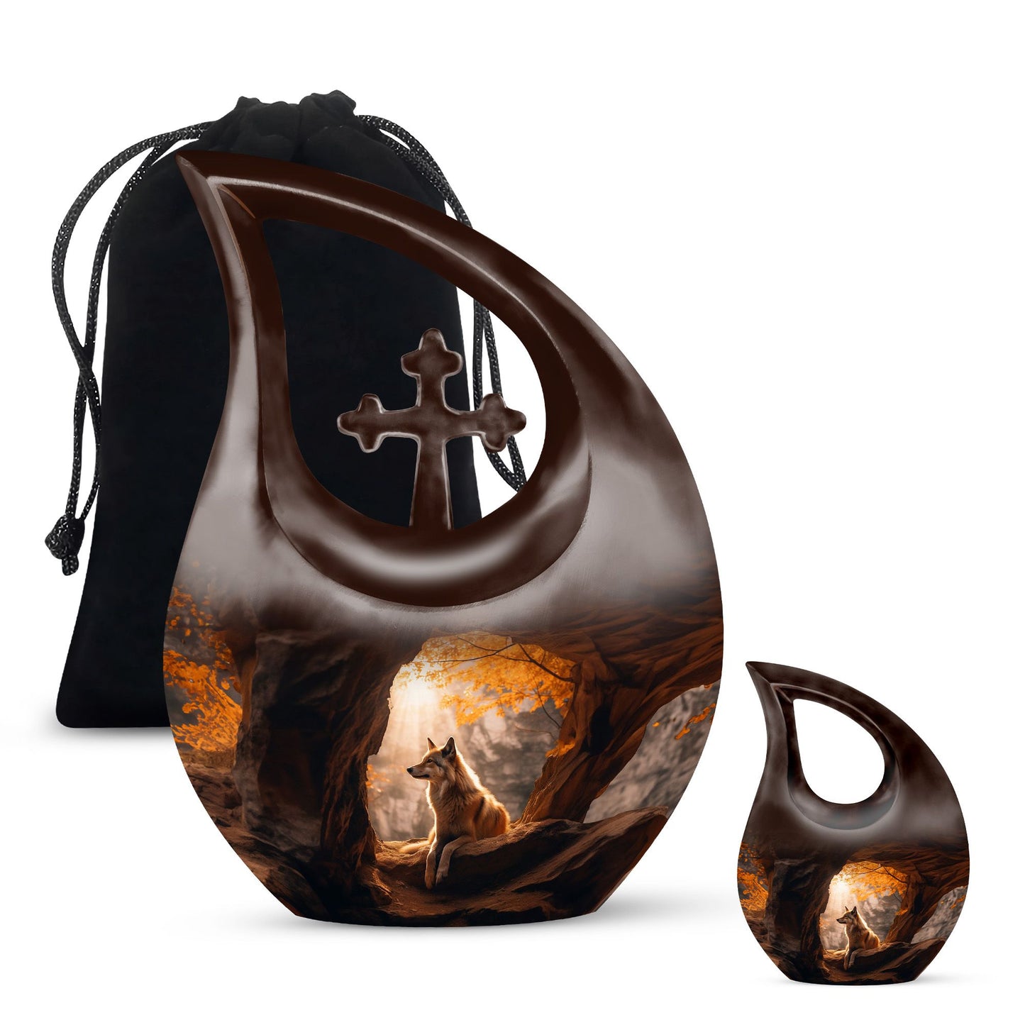 Wolf Natural Environment Urn