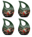 Cross Drop designed Cardinal Bird Urn