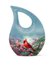 10-inch Cardinal Bird urn