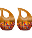 Medium sized Cardinal Bird Urn 