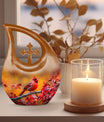 10 inch Cardinal Bird Urn