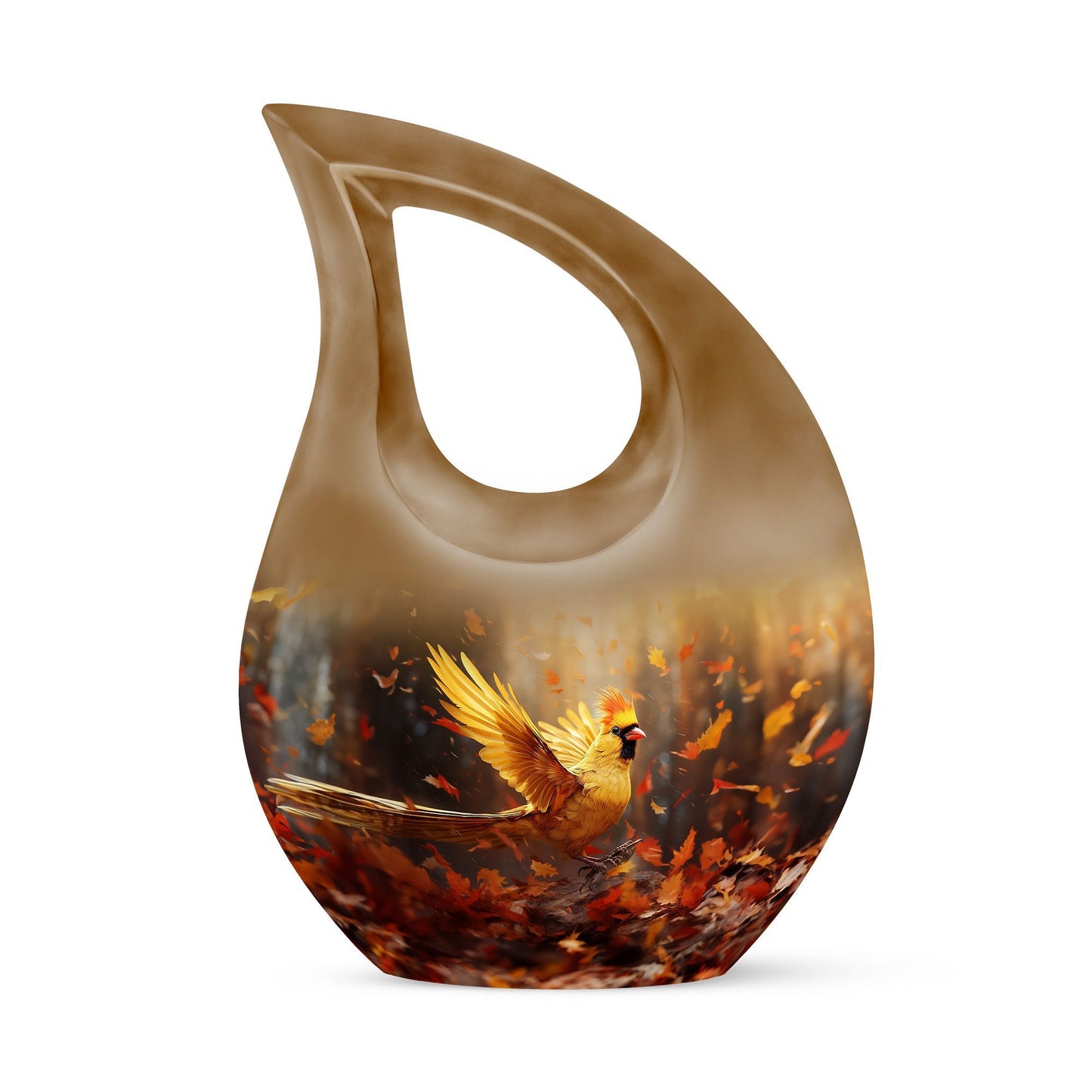 Customizable 10-inch Cardinal Bird Urn