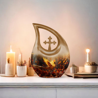 Customizable 10-inch Cardinal Bird Urn