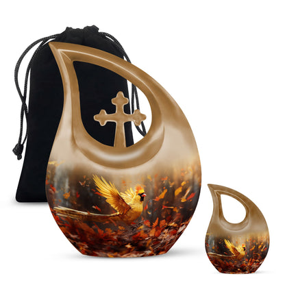 Customizable 10-inch Cardinal Bird Urn