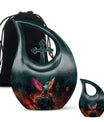 Large hummingbird cremation urn,