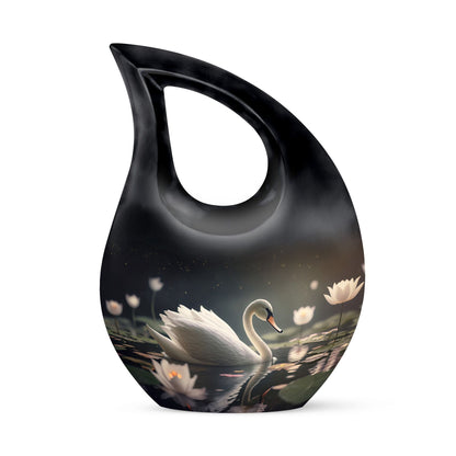 10-inch Swan Urn 