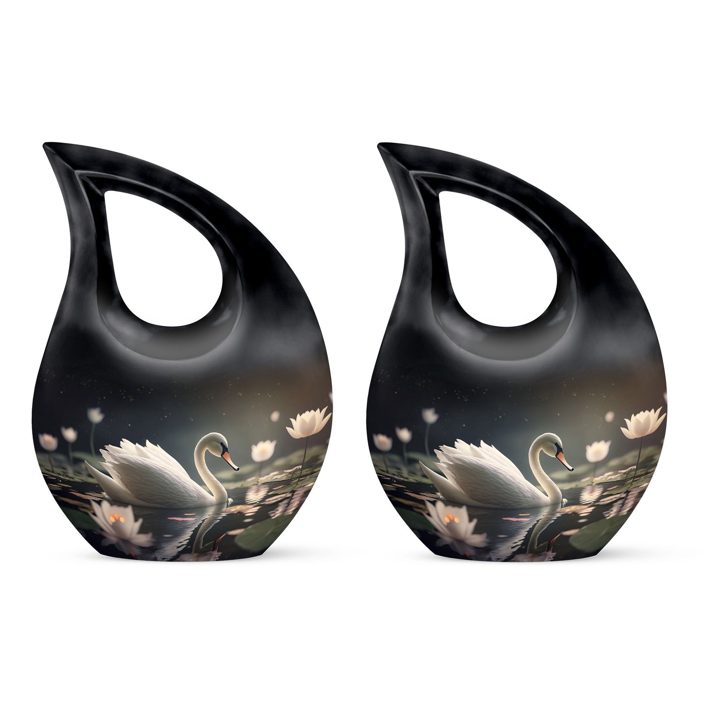 10-inch Swan Urn 
