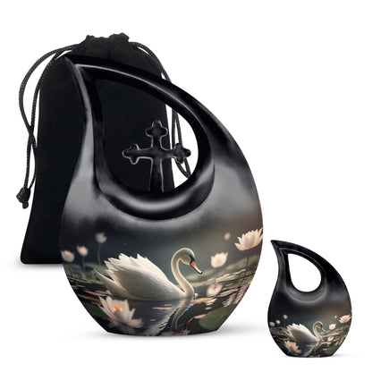10-inch Swan Urn 