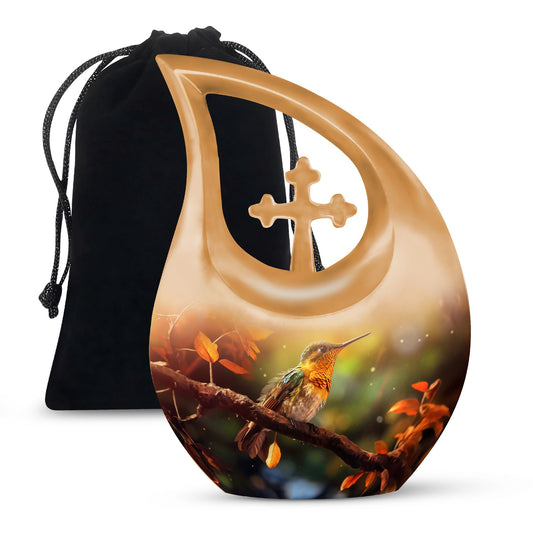 10-inch Aluminium Bird Urn 