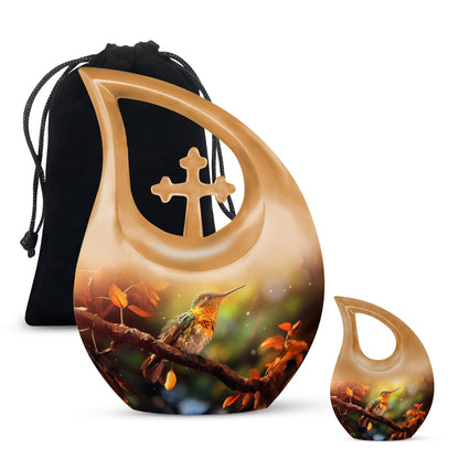 10-inch Aluminium Bird Urn 