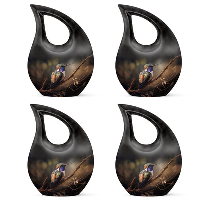 10 Inch Bird-themed Cross Drop Bird Urn,