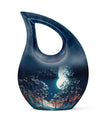 Beautiful Night Moon Cremation Urn - Tiny Urns For Women & Men