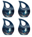 Beautiful Night Moon Cremation Urn - Tiny Urns For Women & Men